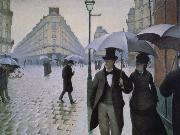 Gustave Caillebotte Rainy day in Paris